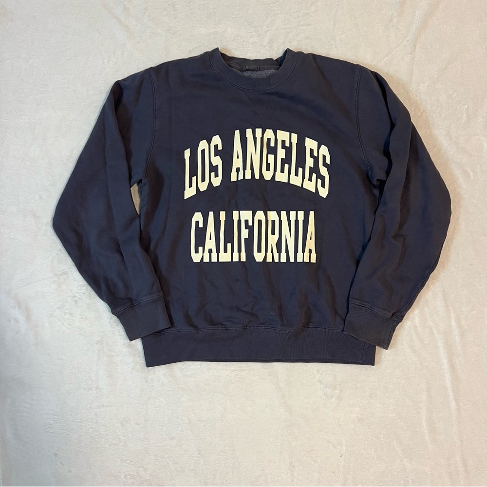Brandy Melville John Galt Los Angeles California Navy Sweater